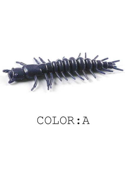 Ben Stil 50MM 20 Adet 1g 2021 Yeni Zaza Larva Yumuşak Cazibesi Yüzen Tatlı Su Swimbaits Silikon Yumuşak Yem Solucan Balıkçılık Için (Yurt Dışından)