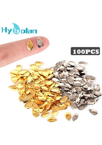 No.11 Stili Fly Fishing Lure Sequin Noise Silver Gold Metal Copper Spooer Lure Tackle Willow Blades Smooth Dıy Not Hurt Line (Yurt Dışından) fiyatları