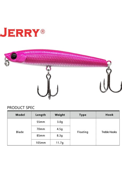 Kırmızı Stil 70MM Yüzer Jerry Blade Topwater Pencil Lure Floating Pesca Saltwater Freshwater Hard Bait Walk The Dog Artificial Bait (Yurt Dışından)