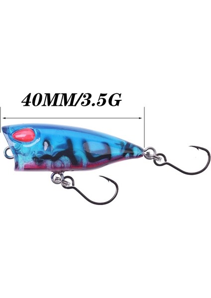 F Stili 1 Adet Mini Popper Balıkçılık Lures Topwater Trolling Wobblers 4cm.5g Yapay Sert Yem Crankbait Peche Bas Sazan Olta Takımı (Yurt Dışından) indirimleri
