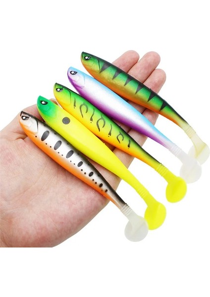 E 4.5g Stili 3pcslot Yumuşak Balıkçılık Cazibesi Cg Silikon Yem Shad Solucanlar Bas Pike Minnow Swimbait Kauçuk Balık Cazibesi Yüksek (Yurt Dışından)