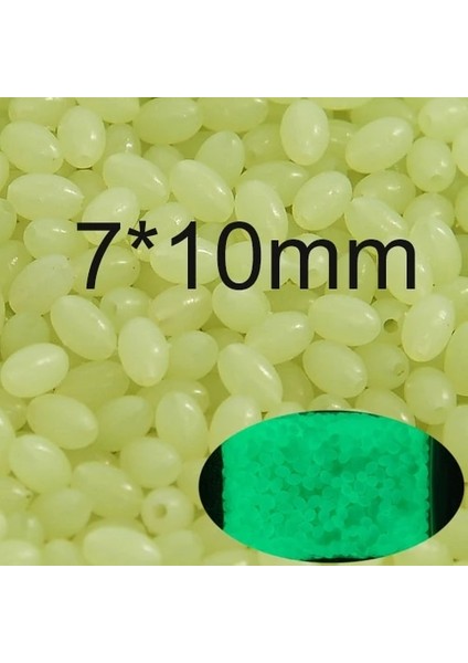 7X10 Stili Infof Lot Yumuşak Yumurta Boncuk Balıkçılık Durdurma Aydınlık Oval Kauçuk Tıpa Gece Fly Balıkçılık Aksesuarları Pesca (Yurt Dışından)