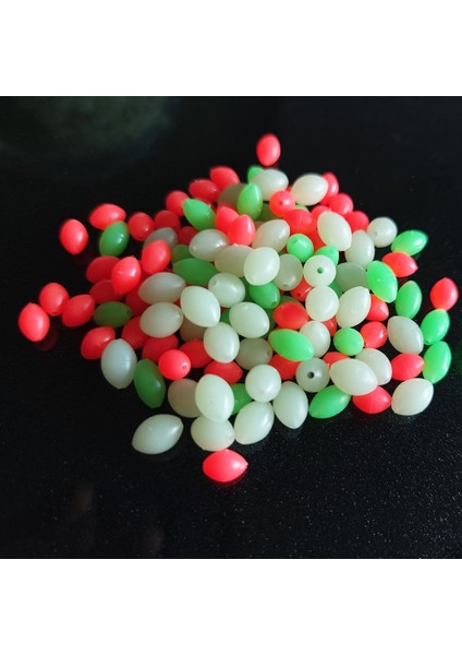 7X10 Stili Infof Lot Yumuşak Yumurta Boncuk Balıkçılık Durdurma Aydınlık Oval Kauçuk Tıpa Gece Fly Balıkçılık Aksesuarları Pesca (Yurt Dışından)