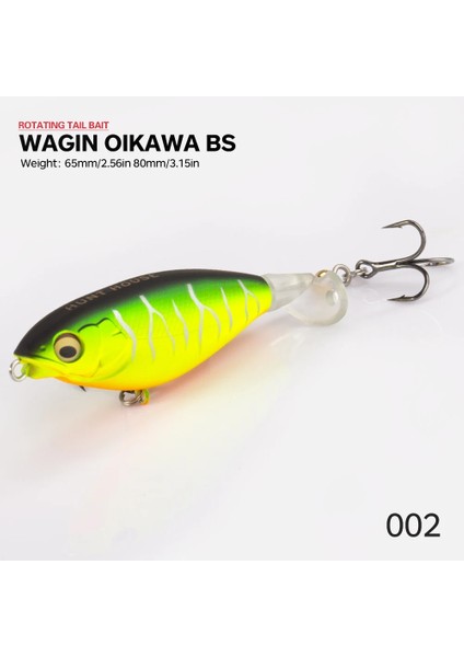 534-002 Stili 65MM 5.7g Hunthouse Karashi Yem Kalem Balıkçılık Cazibesi Yavaş Batan G Crankbait Wobblers Köpek Yürümek I-Şekilli Eylem Bas Için (Yurt Dışından)