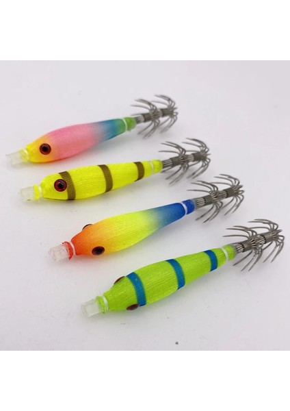 No.6 Tarzı 7cm 4g 2 Adet * 7cmg Aydınlık Uv Üfleme Tüp Ahtapot Jig Kanca Ahşap Karides Yem Bazuka Kalamar Kanca Bez Rulo Deniz Balıkçılık Patlama Kanca (Yurt Dışından) fiyatları