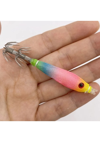 No.6 Tarzı 7cm 4g 2 Adet * 7cmg Aydınlık Uv Üfleme Tüp Ahtapot Jig Kanca Ahşap Karides Yem Bazuka Kalamar Kanca Bez Rulo Deniz Balıkçılık Patlama Kanca (Yurt Dışından) modelleri