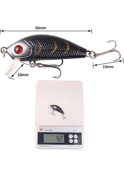 No.9 Tarzı Minnow Balıkçılık Cazibesi G Topwater Sert Yem Wobbler Jig Bait Crankbait Sazan Çizgili Levrek Pesca Olta Takımı Swimbait (Yurt Dışından) indirimleri