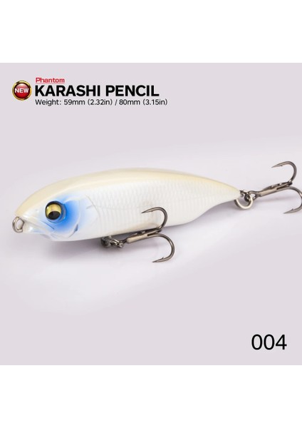 532-004 Stili 59MM 5.5g Hunthouse Karashi Yem Kalem Balıkçılık Cazibesi Yavaş Batan G Crankbait Wobblers Köpek Yürümek I-Şekilli Eylem Bas Için (Yurt Dışından)
