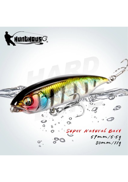 534-002 Stili 80MM 11G Hunthouse Karashi Yem Kalem Balıkçılık Cazibesi Yavaş Batan G Crankbait Wobblers Köpek Yürümek I-Şekilli Eylem Bas Için (Yurt Dışından) fiyatları