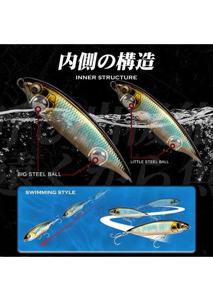 534-002 Stili 80MM 11G Hunthouse Karashi Yem Kalem Balıkçılık Cazibesi Yavaş Batan G Crankbait Wobblers Köpek Yürümek I-Şekilli Eylem Bas Için (Yurt Dışından) fırsatları
