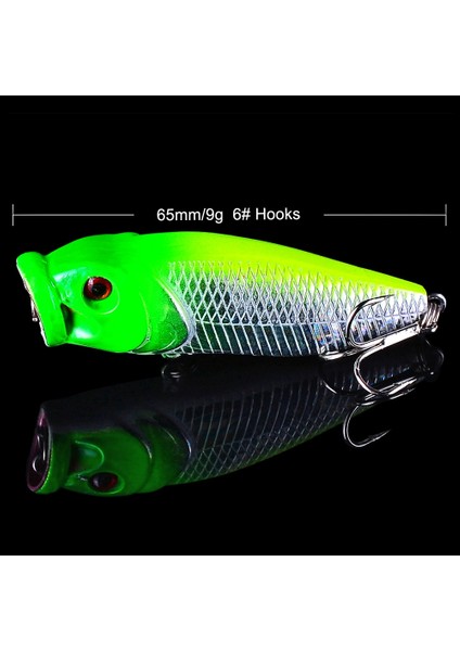 C Stili Popper Unlure Olta Takımı 2.56 "-6.5cm. Balıkçılık Yemleri 6 Renk Popper Yemleri Bas Yemler 6 # Kanca Balık Yemi (Yurt Dışından) fırsatları
