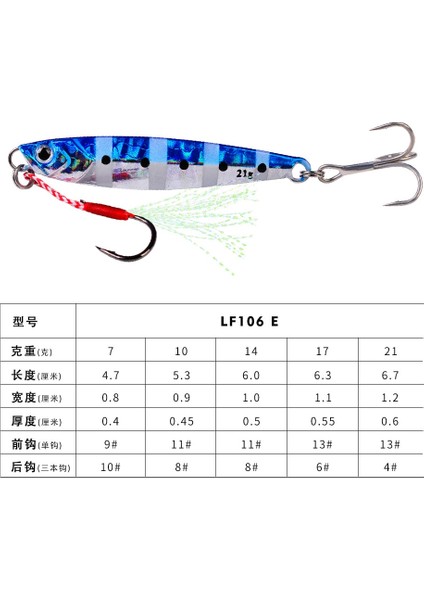 E Aydınlık Stil 24G 2021 Metal Jig Balıkçılık Cazibesi Sert Yapay Yem Aksesuarları Ağırlıklar G Yavaş Deniz Tekne Kış Batan Lures Whopper Pike Balık (Yurt Dışından)