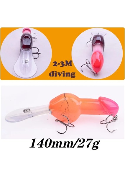 E Stili 1 Adet Erkek Hediye Modeli Derin Divewater Minnow Balıkçılık Lures 14CM 27G Wobbler Yem Yüzer Trolling Yapay Sert Yemler Mücadele (Yurt Dışından)