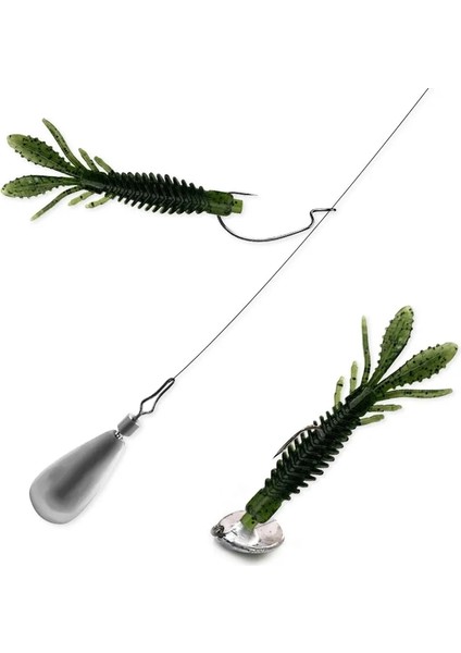 H Tarzı 70MM 2.1g Balık Kokusu Karides Yumuşak Yem 7cm 2g Tuzlu Yüzen Silikon Solucan Balıkçılık Cazibesi Jig Wobblers Döner Twintail Yüzme Yemleri (Yurt Dışından) indirimleri
