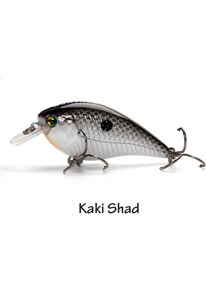 Kaki Shad Stili Banshee G Blitz Krank Yüzen Balıkçılık Cazibesi VC03 Çıngırak Ses Wobbler Kare Bill Yapay Orta Dalış Crankbaits (Yurt Dışından)