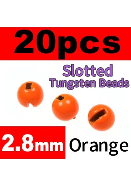 2O8MM Turuncu Stil Bimoo Lotted Tungsten Boncuk Jig Nymph Fly Bağlama Malzemesi Altın Gümüş Siyah Turuncu Pembe Gökkuşağı (Yurt Dışından)