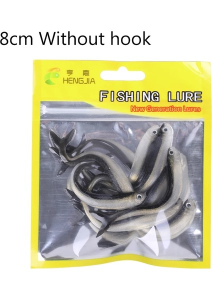 1-8cm Stili Yazın Çanta Yumuşak Karides Solucanları Balık Cazibesi Silve Silikon Wobblers Olta Takımı Jig Kurtçuk Balık Tutma Yemi Jig Kafa Yemi 8cmg (Yurt Dışından)