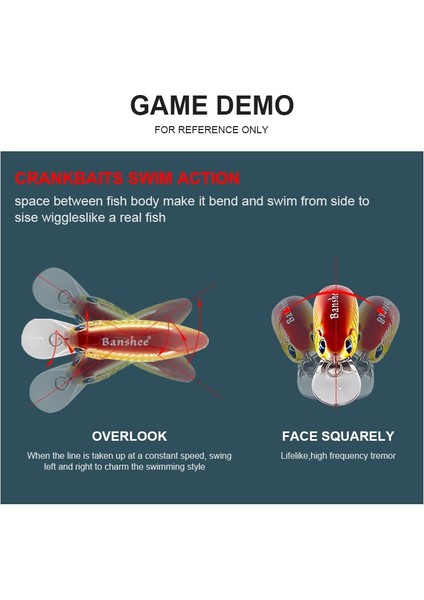 Turuncu Tarzı Banshee Deniz Crankbaits Balıkçılık Cazibesi Turna ve Levrek Alabalık Trolling Cazibesi Minnow Wobblers Yapay Yem Şamandıra Derinliği (Yurt Dışından) indirimleri