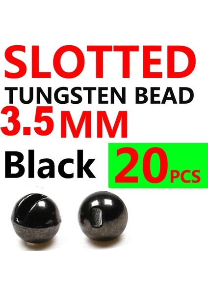 3O5MM Siyah Stil Wifreo Lotted Tungsten Boncuklar Altın Gümüş Siyah Jig Perisi Fly Bağlama Malzemesi (Yurt Dışından)