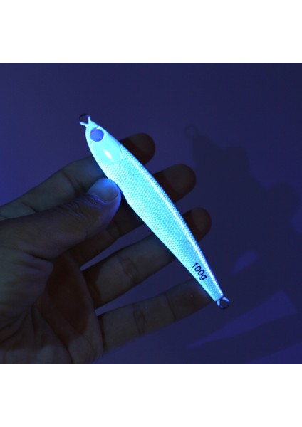 Renk A JG1121 Stili 100 Gram Aoclu Yalpalayıcılar 30G 40G 60G 80G 100G Gümüş Metal Jig Sert Yem Batan Çubuk Balıkçılık Lures Bas Taze Tuzlu Su Kökenli Jig (Yurt Dışından)