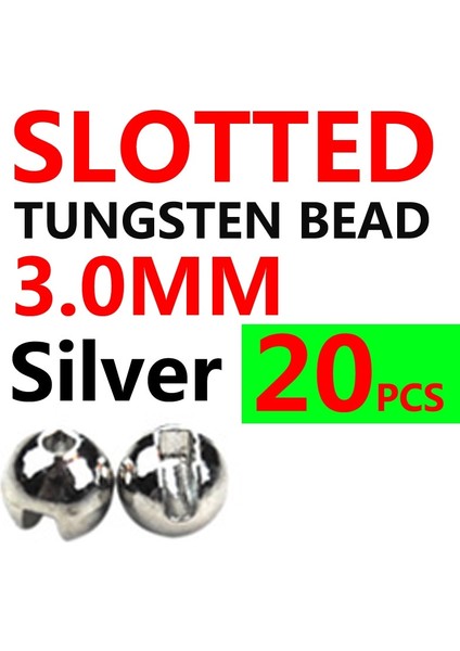 3 mm Gümüş Tarzı Wifreo Lotted Tungsten Boncuklar Altın Gümüş Siyah Jig Perisi Fly Bağlama Malzemesi (Yurt Dışından)