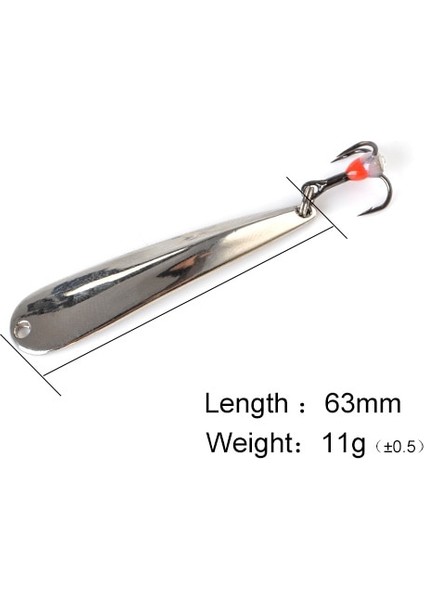 11G-GÜMÜŞ Tarzı Ftk Buz Balıkçılık Cazibesi Kış Ggg Alümen Goldsilver Tiz Kanca 8### Isca Yapay Yem Pesca (Yurt Dışından)