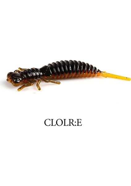 K Tarzı 62MM 8 Adet 2019 Yeni Süper Kıta Larva Yumuşak Yemler Yapay Yemler Balıkçılık Solucan Silikon Bas Pike Minnow Swimbait Jig Plastik (Yurt Dışından) fiyatları