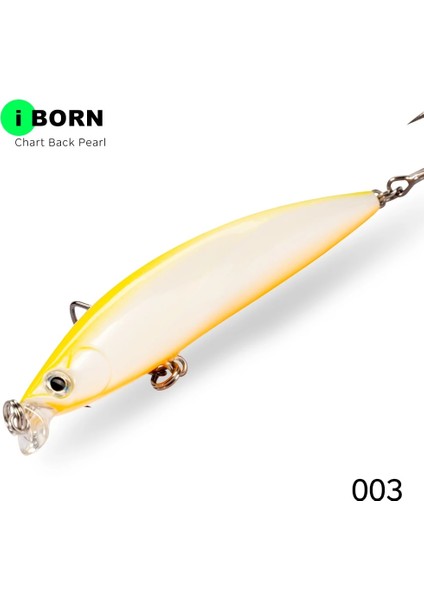 No.3 Tarzı 98 mm Hunthouse Iborn Minnow Balıkçılık Cazibesi Sığ Tuzlu Su Minnow Yemi Uzun Döküm Wobbling Haddeleme Balıkçılık Levrek (Yurt Dışından)