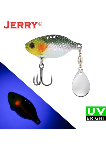 Koyu Gri Turuncu Tarzı 5g Jerry Dory Metal Bıçak Vıb Tengsten Vibratiog Balıkçılık Lures Colorado Tuzlu Su Tatlı Su Yemi (Yurt Dışından)