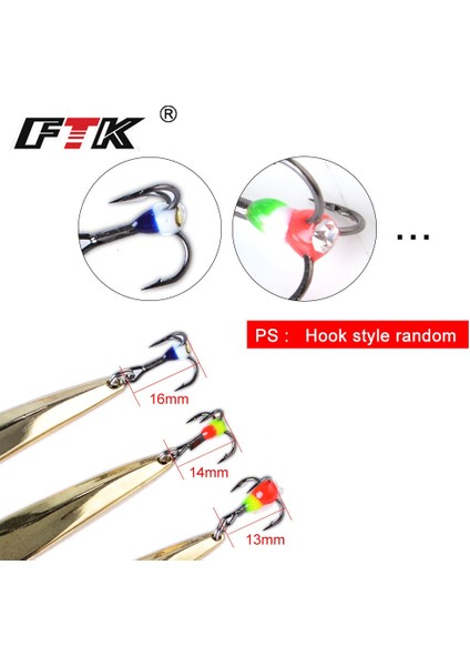 7g-Gümüş Tarzı Ftk Buz Balıkçılık Cazibesi Kış Ggg Alümen Goldsilver Tiz Kanca 8### Isca Yapay Yem Pesca (Yurt Dışından)
