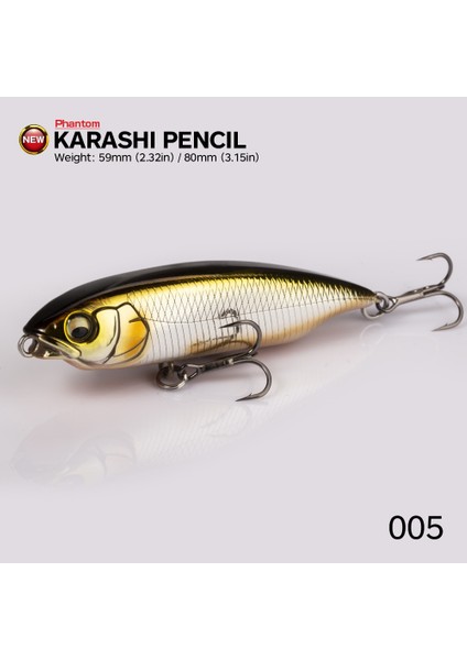 532-005 Stili 80MM 11G Hunthouse Karashi Yem Kalem Balıkçılık Cazibesi Yavaş Batan G Crankbait Wobblers Köpek Yürümek I-Şekilli Eylem Bas Için (Yurt Dışından)