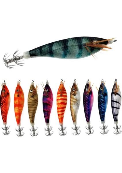 No.7 Tarzı M 12G Karides Balıkçılık Cazibesi Kalamar Jig Yapay Ahşap Karides Lures Balıkçılık Kalamar Kanca Mürekkepbalığı Cazibesi Ahtapot Yemi (Yurt Dışından) modelleri