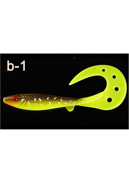 B1 Stili Yumuşak Plastik Büyük Balıkçılık Cazibesi 17CMG Solucanlar Swimbaits Deniz Sazan Levrek Yapay Silikon Balıkçılık Yemleri (Yurt Dışından)