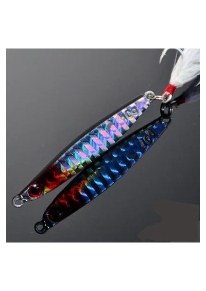 Kırmızı Siyah Stil 22G 9 Renk Metal Vıb Lures G Güçlü Canlı Titreşimler Kaşık Cazibesi Balıkçılık Yemi Bas Yapay Sert Yem 3D Gözler (Yurt Dışından)