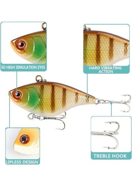 C Stili M 4.6g Mini Vıb Balıkçılık Cazibesi Rattlin Vib Sert Yem Wobbler Crankbait Isca Yapay Levrek (Yurt Dışından) indirimleri