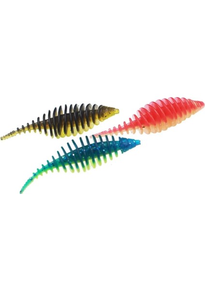 Bir Stil Çok Yönlü Yem Yumuşak Plastik Bas Balıkçılık Cazibesi 5cm 1.6g Nervürlü Vücut Yapay Balık Yemleri Yaratık Yemi (Yurt Dışından) fırsatları