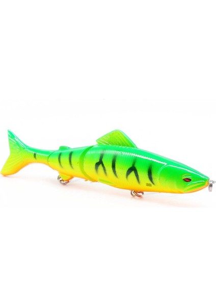 No.15 Tarzı 1 Adet Minnow Balıkçılık Cazibesi G Çok Eklemli Bölümler Crankbait Yapay Sert Yem Bas Trolling Pike Sazan Balıkçılık Araçları (Yurt Dışından)