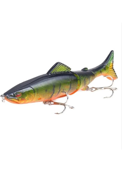 No.15 Tarzı 1 Adet Minnow Balıkçılık Cazibesi G Çok Eklemli Bölümler Crankbait Yapay Sert Yem Bas Trolling Pike Sazan Balıkçılık Araçları (Yurt Dışından)