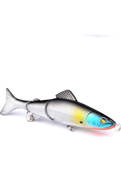 No.15 Tarzı 1 Adet Minnow Balıkçılık Cazibesi G Çok Eklemli Bölümler Crankbait Yapay Sert Yem Bas Trolling Pike Sazan Balıkçılık Araçları (Yurt Dışından)