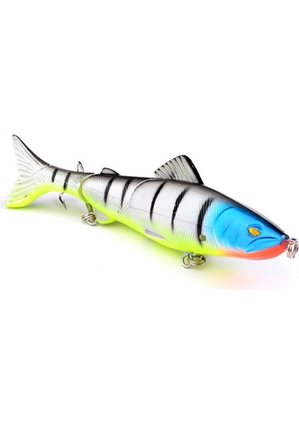 No.15 Tarzı 1 Adet Minnow Balıkçılık Cazibesi G Çok Eklemli Bölümler Crankbait Yapay Sert Yem Bas Trolling Pike Sazan Balıkçılık Araçları (Yurt Dışından)