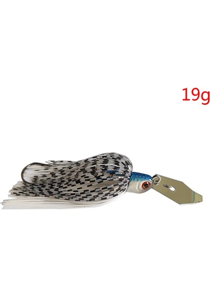 16 Beyaz 19G Tarzı Jonstar 13GGG Er Yem Balıkçılık Cazibesi Bas Jig Sohbet Yem Buzzbait Wobbler Pike Walleye Için Kauçuk Etek (Yurt Dışından)