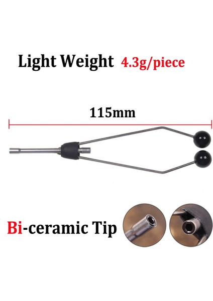 Bobin Tutucu 1 Adet Tarzı Bimoo Yeni Varış 4.3g Bi-Seramik Ucu Uçan Bağlama Bobin Tutacağı Standart ve Küçük Bobin Için Hafif Uçan Balık Tutma Bağlama Araçları (Yurt Dışından)
