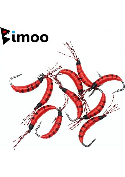 6 Adet Sarı Stil Bimoo Parti #6 Gökkuşağı Kahverengi Dere Alabalık Greyling Caddis Perisi Yemleri Buzzers Kırmızı Mucize Tatarcık Balık Tutma Sinekleri (Yurt Dışından) fiyatları