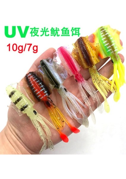 Derin Yeşil Tarzı Oloey Trolling Cazibesi Yumuşak Kalamar Cazibesi 7g 15G 20G 60G Aydınlık Uv Kalamar Jig Deniz Balıkçı Teknesi Balıkçılık Wobbler Yemi Için Snapper (Yurt Dışından)