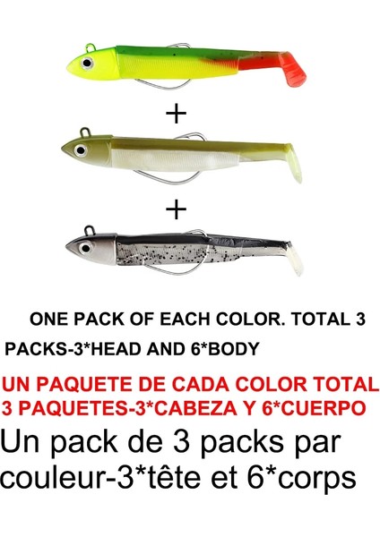Vücut 005 Tarzı Kafa 25G-GÖVDE 9cm Ftk Yumuşak Siyah Minnow Jig Kafası 5g 12G 25G Balıkçılık Cazibesi Wobblers Jig Kafası Silikon Yemler Krank Kancası Jig Bass Pike Zander (Yurt Dışından) fiyatları
