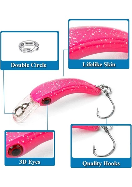 No.9 Tarzı 1 Adet Yüzen Mini Minnow Balıkçılık Cazibesi 1.3g 4cm Yapay Sert Yem Keskin Kanca Crankbait Wobblers Alabalık Pike Bas Mücadele (Yurt Dışından) fırsatları