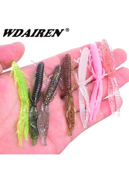 F Stili 5pcslot Jig Karides Yumuşak Yem Silikon Tuz Kokusu Balıkçılık Lures G Yumuşak Wobblers Yemler Yapay Bas Sazan Balıkçılık Pesca (Yurt Dışından) indirimleri