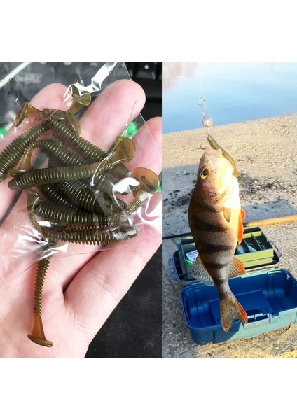 D Stili 48MM 0.8g 10 Adet Lot Balık Tutma Kolay Parlatıcı Solucanlar Yumuşak Yemler 4.8cm 0.8g Sazan Jig Wobblers Baral Swimbaits Yapay Silikon Yem (Yurt Dışından) fiyatları