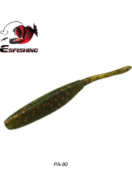 PA90 Stili 100MM 8 Adet Kesfıshıng Balıkçılık Yemleri Bahar Yumuşak Silikon Sürücü Shad 10CM Arp Olta Takımları Yem Çin Alabalık Tuzlu Su (Yurt Dışından)