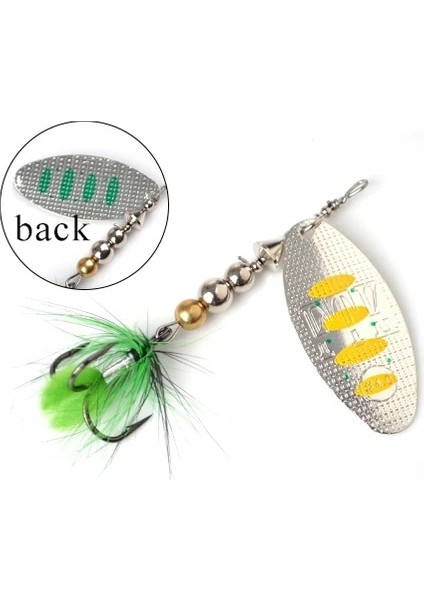 No.6 Tarzı 20G Ftk Er Yem Balıkçılık Cazibesi Sert Yem Kaşık Cazibesi 14G 20G Tüy Tiz Kancalı Metal Sazan Pike Olta Takımı (Yurt Dışından)